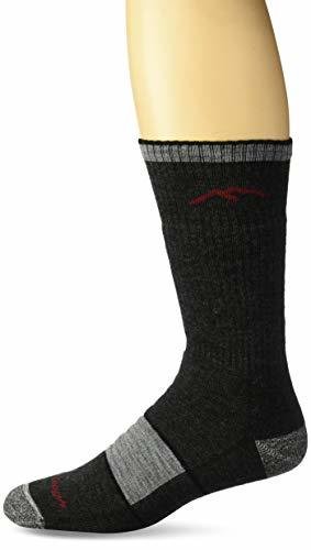 Darn Tough Merino Wool Boot Sock Full Cushion,Black,Large