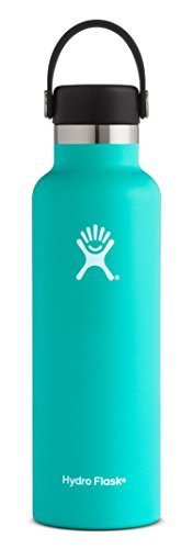 Hydro Flask 24 oz Double Wall Vacuum Insulated Stainless Steel Leak Proof Sports Water Bottle, Standard Mouth with BPA Free Flex Cap, Mint