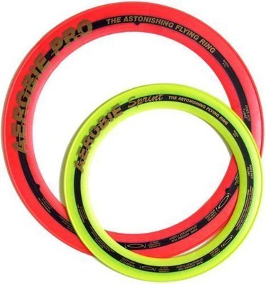 Aerobie Pro Ring (13&quot;) and Aerobie Sprint Ring (10&quot;) set - Assorted Colors