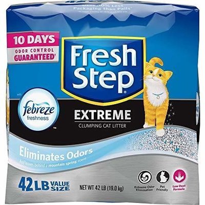 Fresh Step Extreme Clumping Cat Litter, 42 lb. Carton