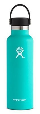 Hydro Flask 24 oz Double Wall Vacuum Insulated Stainless Steel Leak Proof Sports Water Bottle, Standard Mouth with BPA Free Flex Cap, Mint
