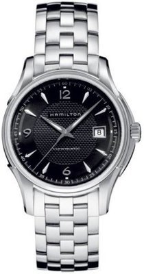 Hamilton Men's H32515135 Jazzmaster Viewmatic Black Guilloche Dial Watch