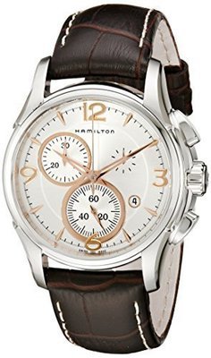 Hamilton Men's H32612555 Jazzmaster Chronograph Silver Dial Watch