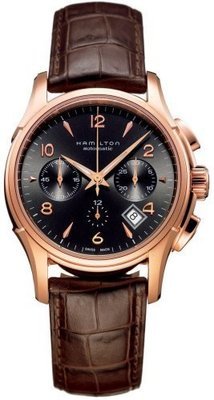 Hamilton Men's HML-H32646595 Jazzmaster Brown Dial Watch