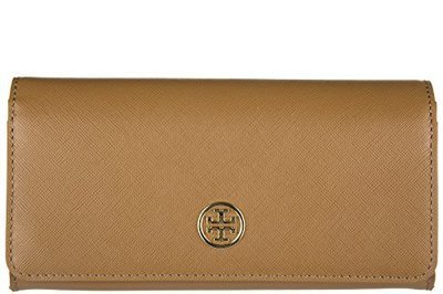 Tory Burch Robinson Envelope Continental Wallet - Tigers Eye