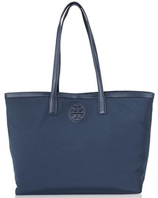 Tory Burch Nylon E/W Tote (Normandy Blue)