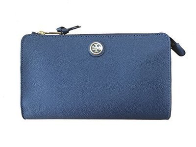 Tory Burch Cameron Easy Coated Canvas Cross-body &amp; Clutch (Hudson Bay Blue)