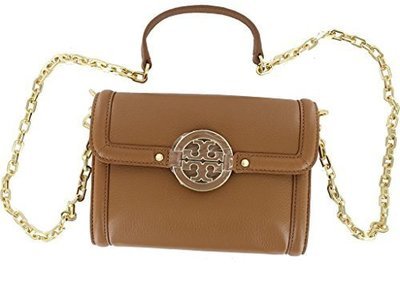 Amanda Chain Wallet Pebbled Leather ROYAL TAN Cross Body Bag