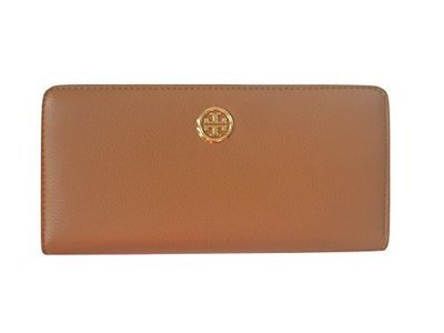 Tory Burch Landon Hidden Zip Continental Wallet Bark