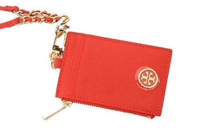 Tory Burch Robinson Lanyard in Saffiano Leather (Poppy Red)