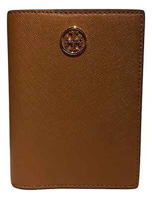 Tory Burch Robinson Passport Holder in Saffiano Leather (Tiger&#39;s Eye)