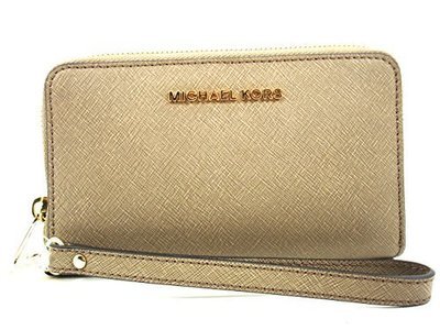Michael Kors Jamey Slim Flap Clutch Wallet Saffiano Leather with Gift Box