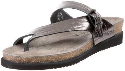 Mephisto Women&#39;s Helen Thong Sandal,Grey,10 M US