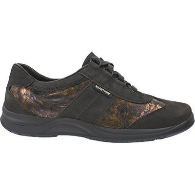 Mephisto Women&#39;s Laser Dark Brown Bucksoft/Bronze Queen Oxford