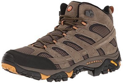 Merrell Men&#39;s Moab 2 Vent Mid Hiking Boot, Walnut
