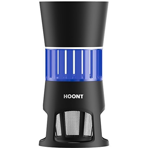 Hoont Standing Mosquito Killer and Gnat Fly Trap Killer, Indoor Outdoor Mosquito Trap Control - Bright UV Light and Fan/Exterminate Mosquitoes, Wasps, Etc. – Perfect for Home, Patio, Gardens, etc.