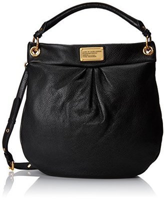 Marc by Marc Jacobs Classic Hillier Hobo Hobo Handbag,Black,One Size