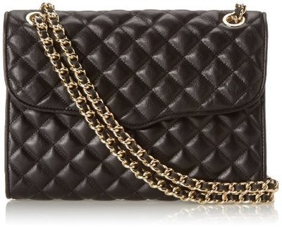 Rebecca Minkoff Quilted Affair Shoulder Bag,Black,One Size