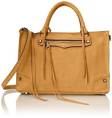 Rebecca Minkoff Regan Satchel Top Handle Bag, Cuoio, One Size