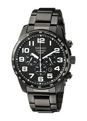 Seiko Men&#39;s SSC231 Sport Solar Stainless Steel Watch