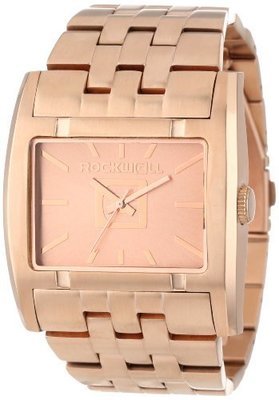 Rockwell Time Unisex AP113 Apostle Rose Gold-Plated Stainless Steel Watch