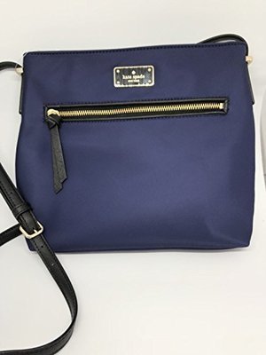 Kate Spade Wilson Road Nylon Dessi Nylon Crossbody Handbag (French Navy)