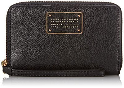 Marc by Marc Jacobs New Too Hot To Handle Wingman Wallet, Black, One Size