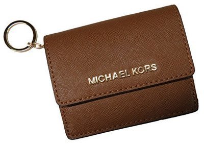 Michael Kors Jet Travel Credit Card Case ID Wallet with Key Ring