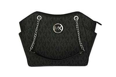 MICHAEL Michael Kors Women&#39;s Jet Set Travel Saffiano Large Chain Shoulder Tote, Style 35T5GTVT3L