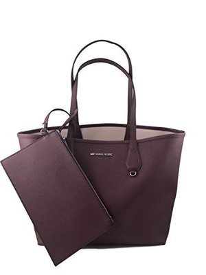 Michael Kors Candy LG Reversible PVC Tote Bag Plum/Blossom