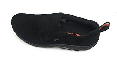 Merrell Men&#39;s Jungle Moc Waterproof Slip-On Shoe,Black