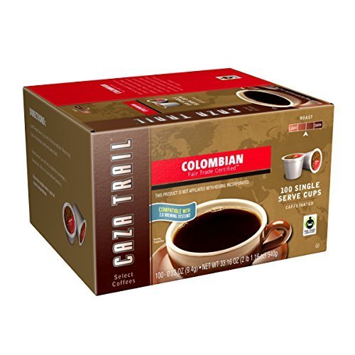 Caza Trail Coffee, Colombian, 100 Single Serve Cups