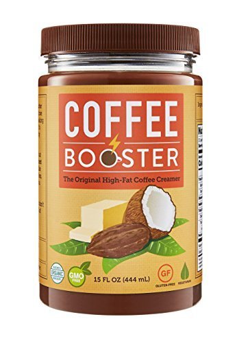 Coffee Booster - Top Quality Blend of Grass-fed Ghee, Coconut Oil, and Cacao, 14 oz