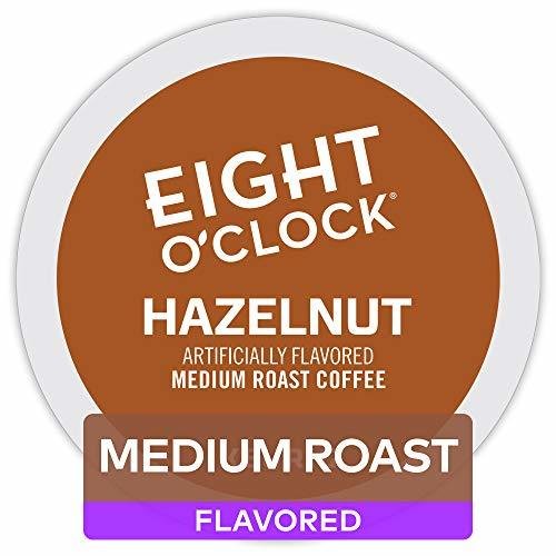 Eight O&#39;Clock Coffee Hazelnut, Keurig Single-Serve K-Cup Pods, Medium Roast Coffee, 72 Count (6 Boxes of 12 Pods)