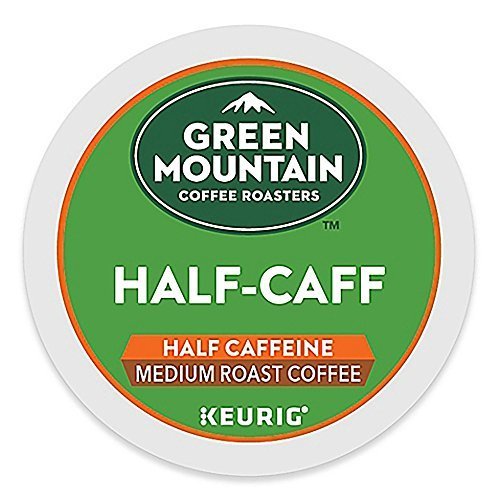 Green Mountain Coffee Roasters Half-Caff Keurig Single-Serve K-Cup Pods, Medium Roast Coffee, 12 Pods (Pack Of 6)