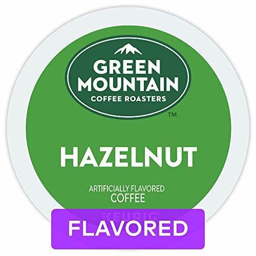 Green Mountain Coffee Roasters Hazelnut Keurig Single-Serve K-Cup Pods, Light Roast Coffee, 72 Count (6 Boxes of 12 Pods)