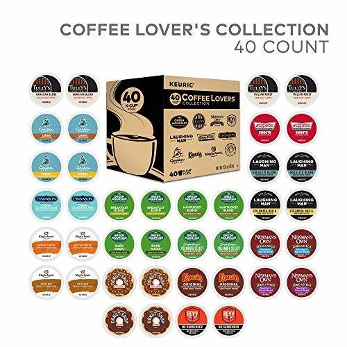 K-Cup Coffee Lover&#39;s Variety Sampler, Keurig Single-Serve Coffee, 40 Count