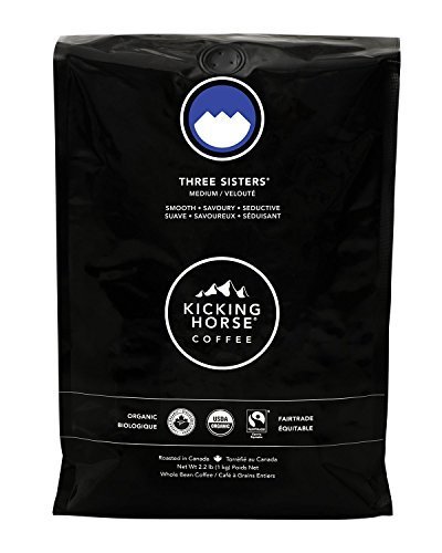 Kicking Horse Coffee, Three Sisters, Medium Roast, Whole Bean, 35.2 Ounce