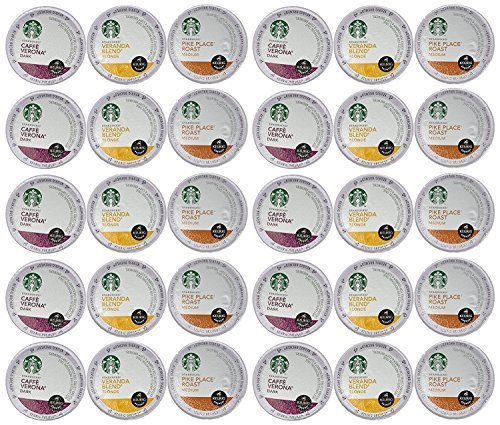 Starbucks Coffee K-Cups for Keurig Brewer 30 Piece Variety Pack