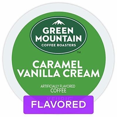 Green Mountain Coffee Roasters Caramel Vanilla Cream Coffee Keurig Single-Serve K-Cup Pods, 72 Count (6 boxes of 12 Pods)