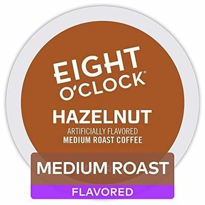 Eight O&#39;Clock Coffee Hazelnut, Keurig Single-Serve K-Cup Pods, Medium Roast Coffee, 72 Count (6 Boxes of 12 Pods)