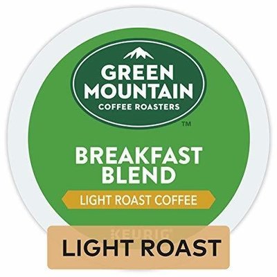 Green Mountain Coffee Breakfast Blend Keurig Single-Serve Light Roast Coffee K-Cup Pods, 32 Count