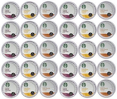 Starbucks Coffee K-Cups for Keurig Brewer 30 Piece Variety Pack