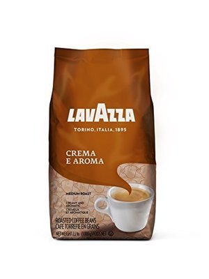 Lavazza Crema e Aroma Whole Bean Coffee Blend, Medium Roast, 2.2-Pound Bag