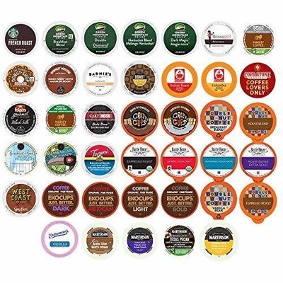 Coffee Variety Sampler Pack for Keurig K-Cup Brewers,  40 Count (selection may vary)