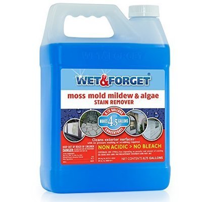 Wet &amp; Forget Moss, Mold, Mildew, Algae Stain Remover 0.75 gal Concentrate (makes 4.5 gallons) (1)
