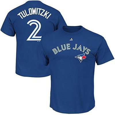 Troy Tulowitzki Toronto Blue Jays Youth Player T-shirt