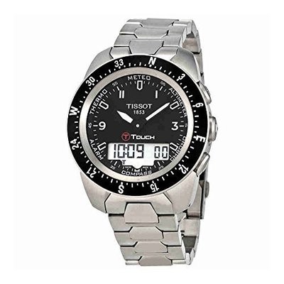 Tissot Men&#39;s T0134204405700 T-Touch Expert Pilot Black Touch Analog-Digital Dial Watch