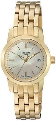 Tissot Women&#39;s &#39;Classic Drean&#39; Swiss Quartz and Gold-Tone-Stainless-Steel Watch, Color: (Model: T0332103311100)