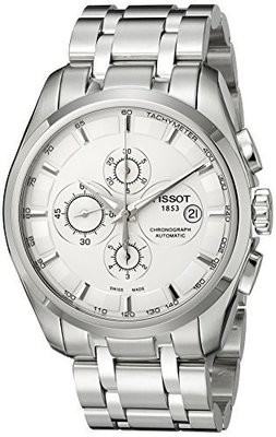 Tissot Men&#39;s T0356271103100 Couturier Analog Display Swiss Automatic Silver Watch